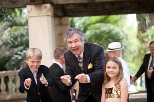 Mr. Rick with Raleigh and Grace